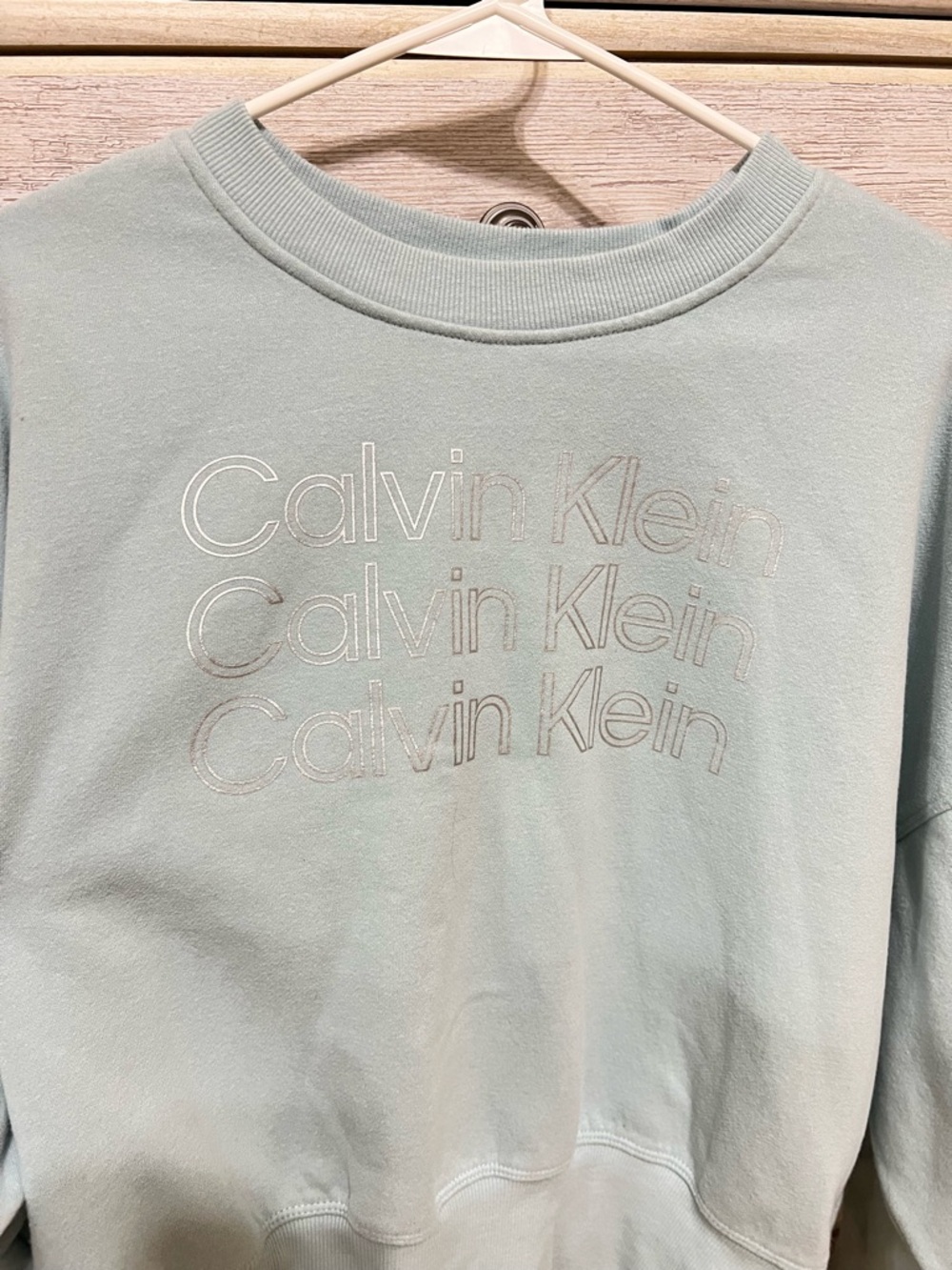 Calvin Klein Light Mint Performance Pullover